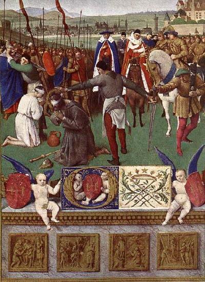 Jean Fouquet The Martyrdom of St James the Great Sweden oil painting art